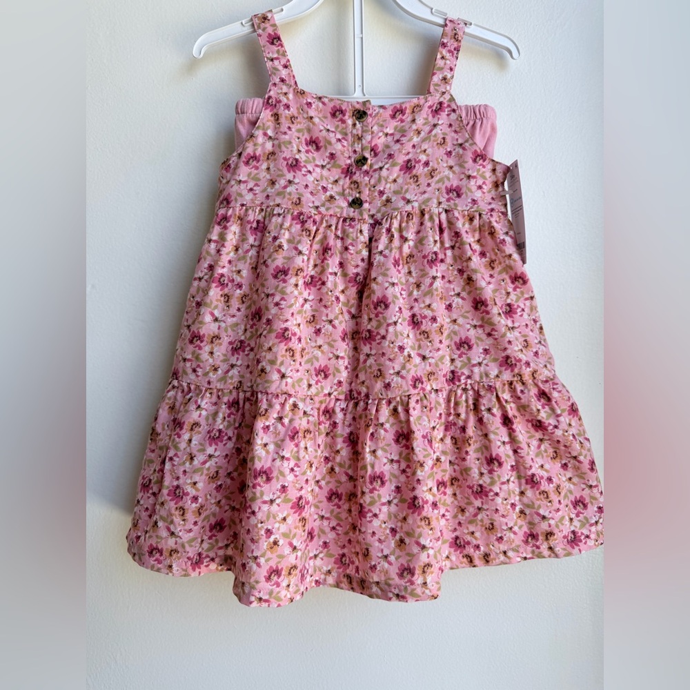 Carter’s Girls Floral Dress – Size 24 Months – Pink – New with Bloomers
